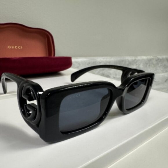 GUCCI | NEW | 1325S | 1325S - 001 | BLACK | BLACK - Picture 1 of 8